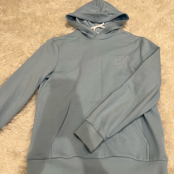 Calvin Klein Other - Calvin Klein Men's Light Blue Hoodie